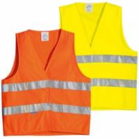 Un gilet réfléchissant Orange et un Jaune