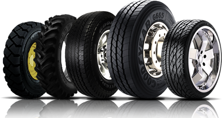 5 types de pneus différents